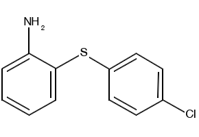 2-Amino-4'-chlorodiphenyl sulfide structure, CAS 37750-29-1