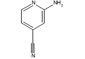 2-Amino-4-cyanopyridine structure, CAS 42182-27-4