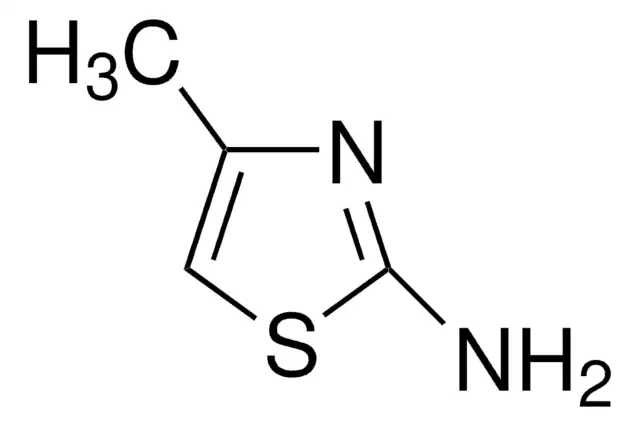 2-Amino-4-methylthiazole structure, CAS 1603-91-4