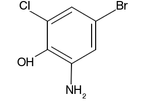 2-Amino-4-nitro-6-chlorophenol structure, CAS 6358-09-4