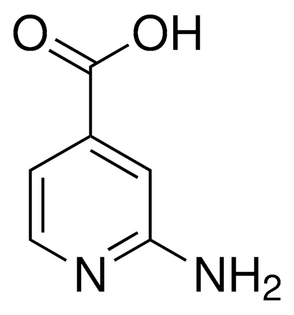 2-Amino-4-pyridinecarboxylic acid structure, CAS 13362-28-2