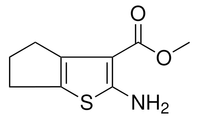 2-Amino-5,6-dihydro-4H-cyclopenta[b]thiophene-3-carboxylic acid methyl ester structure, CAS 184174-80-9