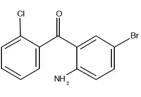 2-Amino-5-bromo-2'-chlorobenzophenone structure, CAS 60773-49-1