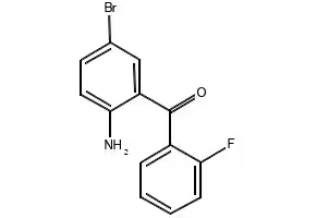 2-Amino-5-bromo-2'-fluorobenzophenone structure, CAS 1479-58-9