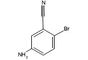 2-Amino-5-bromobenzonitrile structure, CAS 39263-32-6