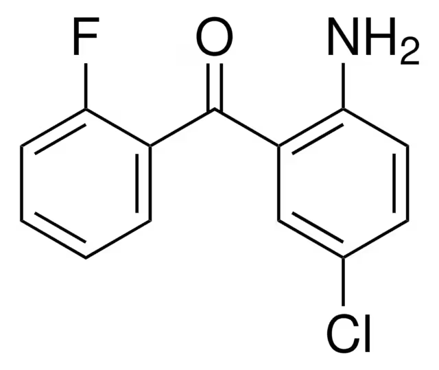 2-Amino-5-chloro-2'-fluorobenzophenone structure, CAS 784-38-3