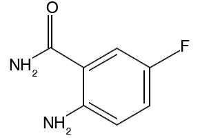 2-Amino-5-fluorobenzamide structure, CAS 63069-49-8