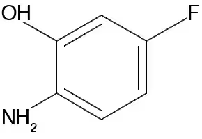 2-Amino-5-fluorophenol structure, CAS 53981-24-1