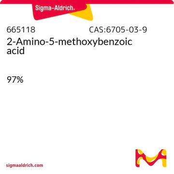 2-Amino-5-methoxybenzoic acid structure, CAS 6705-03-9