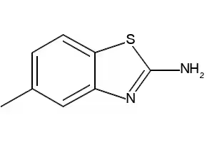 2-Amino-5-methylbenzothiazole structure, CAS 14779-17-0