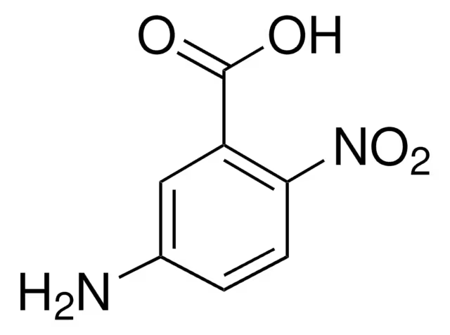2-Amino-5-nitrobenzoic acid structure, CAS 616-79-5