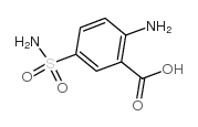 2-Amino-5-sulfamoylbenzoic acid structure, CAS 137-65-5