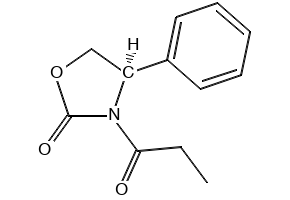 (R)-4-Phenyl-3-propionyl-2-oxazolidinone structure, CAS 160695-26-1