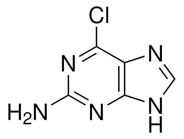 2-Amino-6-chloropurine structure, CAS 10310-21-1