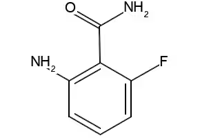 2-Amino-6-fluorobenzamide structure, CAS 115643-59-9
