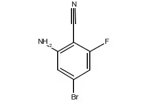 2-Amino-6-fluorobenzonitrile structure, CAS 77326-36-4