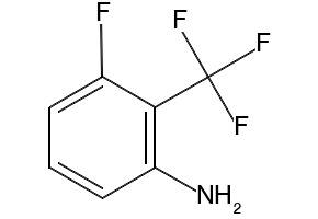 2-Amino-6-fluorobenzotrifluoride(3-Fluoro-2-(trifluoromethyl)aniline) structure, CAS 123973-22-8
