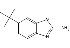 2-Amino-6-tert-butylbenzothiazole structure, CAS 131395-10-3