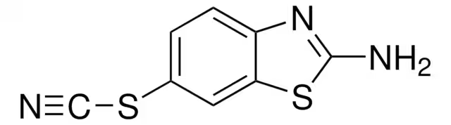 2-Amino-6-thiocyanobenzothiazole structure, CAS 7170-77-6