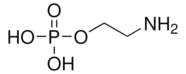 2-Aminoethyl dihydrogen phosphate structure, CAS 1071-23-4