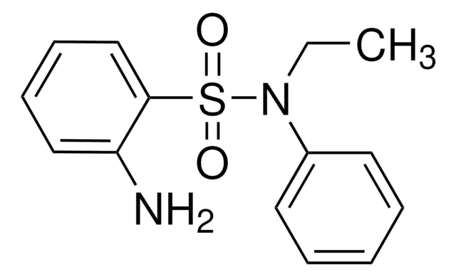 2-Amino-N-ethyl-N-phenyl-benzenesulfonamide structure, CAS 81-10-7