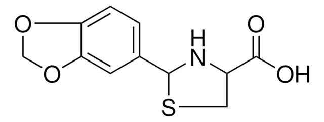 2-Benzo[d]1,3-dioxolen-5-yl-1,3-thiazolidine-4-carboxylic acid structure, CAS 72678-96-7