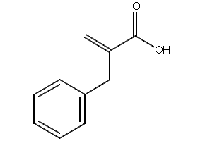 2-Benzylacrylic acid structure, CAS 5669-19-2