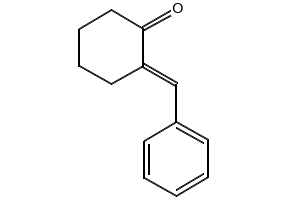 2-Benzylidenecyclohexanone structure, CAS 5682-83-7