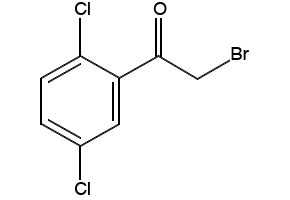 2-Bromo-1-(2,5-dichlorophenyl)ethanone structure, CAS 4571-25-9