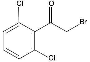 2-Bromo-1-(2,6-dimethoxyphenyl)ethanone structure, CAS 123184-19-0