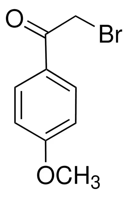 2-Bromo-1-(4-methoxyphenyl)ethanone structure, CAS 2632-13-5