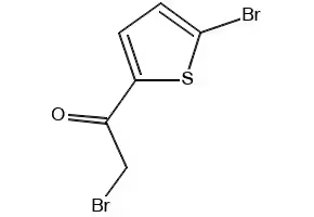 2-Bromo-1-(5-bromothiophen-2-yl)ethanone structure, CAS 10531-44-9
