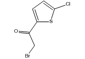2-Bromo-1-(5-chlorothiophen-2-yl)ethanone structure, CAS 57731-17-6