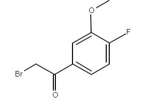 2-Bromo-1-(5-fluoro-2-methoxyphenyl)ethanone structure, CAS 443914-95-2