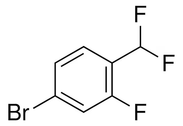 2-Bromo-1-difluoromethyl-4-fluorobenzene structure, CAS 845866-81-1