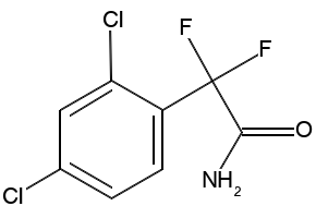 2-Bromo-2,2-difluoroacetamide structure, CAS 2169-67-7