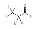 2-Bromo-2,3,3,3-tetrafluoropropanoyl bromide structure, CAS 41874-81-1
