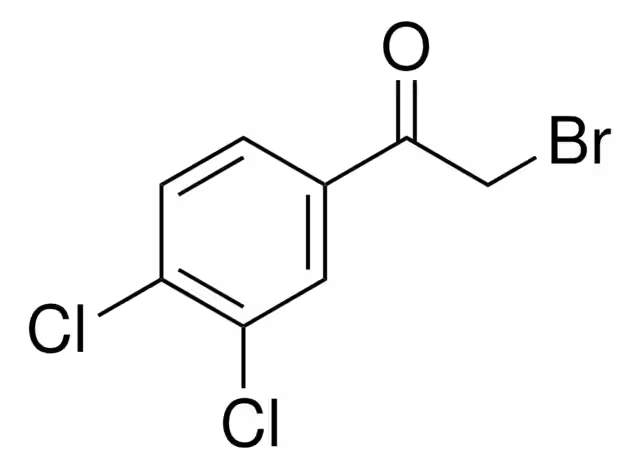 2-Bromo-2',4'-dichloroacetophenone structure, CAS 2631-72-3