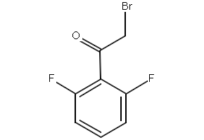 2-Bromo-2',6'-difluoroacetophenone structure, CAS 56159-89-8