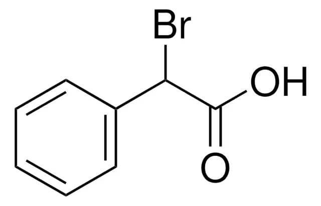 2-Bromo-2-phenylacetic acid structure, CAS 4870-65-9