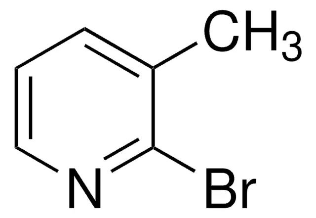 2-Bromo-3-methylpyridine structure, CAS 3430-17-9