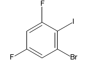 2-Bromo-4,6-difluoroiodobenzene structure, CAS 175278-11-2