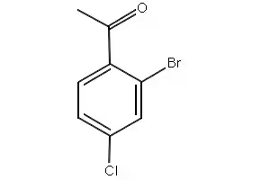 2-Bromo-4-chloroacetophenone structure, CAS 825-40-1