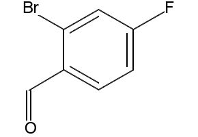 2-Bromo-4-fluorobenzaldehyde structure, CAS 59142-68-6