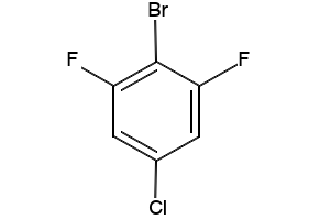 2-Bromo-5-chloro-1,3-difluorobenzene structure, CAS 883546-16-5