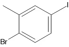 2-Bromo-5-iodotoluene structure, CAS 202865-85-8