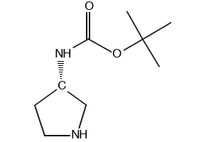 (S)-(-)-3-(Boc-amino)pyrrolidine structure, CAS 122536-76-9