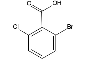 2-Bromo-6-chlorobenzoic acid structure, CAS 93224-85-2