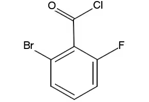 2-Bromo-6-chlorobenzoyl chloride structure, CAS 116529-65-8