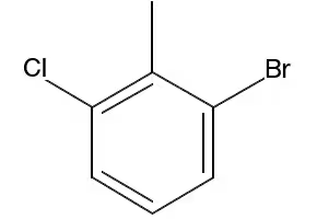2-Bromo-6-chlorotoluene structure, CAS 62356-27-8